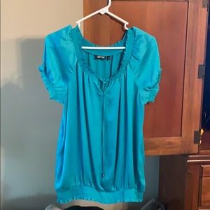 Teal summer top